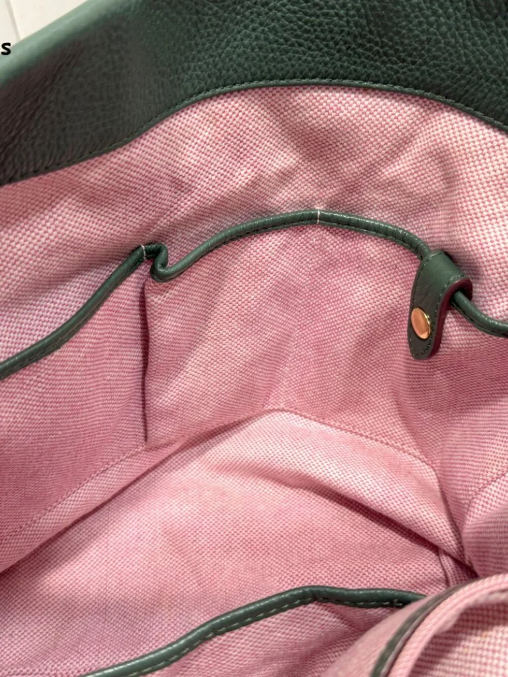 Dooney & Bourke Large Logo Loc Sac in Forest Green